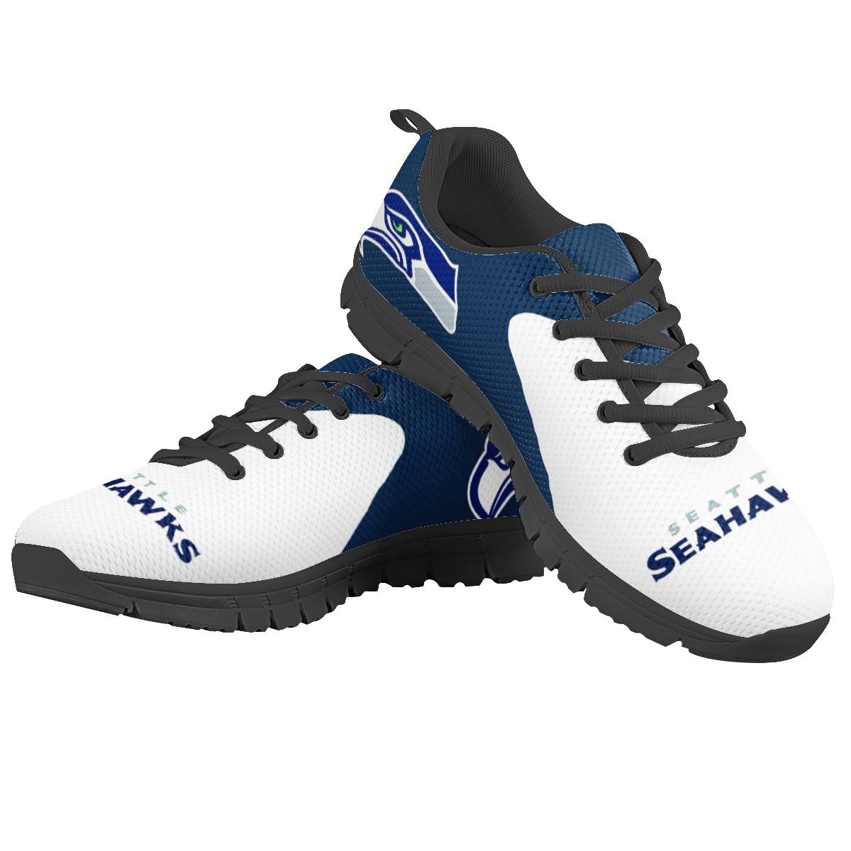 Men's Seattle Seahawks AQ Running Shoes 002 Men's Seattle Seahawks AQ Running Shoes 002